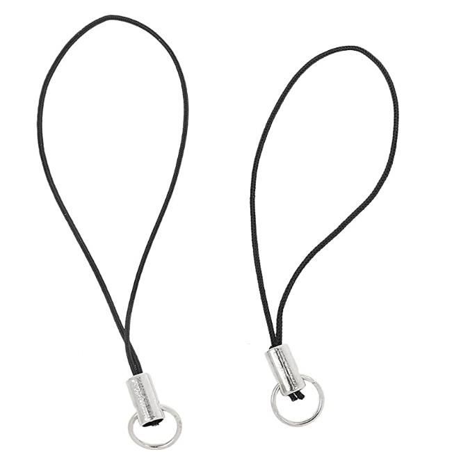 Breloque Téléphone Papillon - Pendentif Mignon Avec Cristal, Attache Cordon Pour Coques Et Sacs