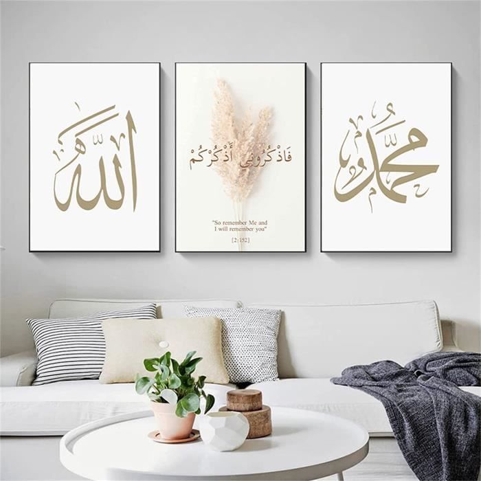 Lot De 3 Posters De Noël Sur Toile Sans Cadre - 40x50 Cm - Décoration Murale Festive Pour Salon Et Chambre - Thème Hivernal Et Chaleureux