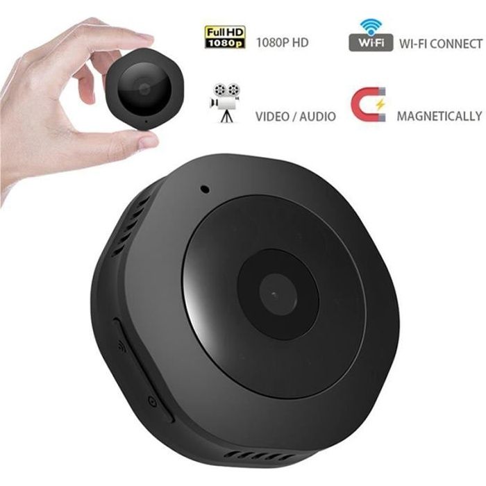 Surveillance Détection Mouvement UYIKOO Caméra Espion WiFi 5G/2.4G HD 1080P - Détection Mouvement - Vision Nocturne - Batterie 3300mAh Détection Mouvement Temps Réel