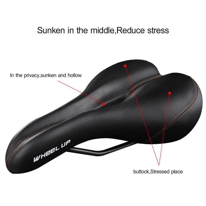 Selle Vetta VSA Vintage Avec Amortisseurs – 270 X 145 Mm – Pour VTT/route