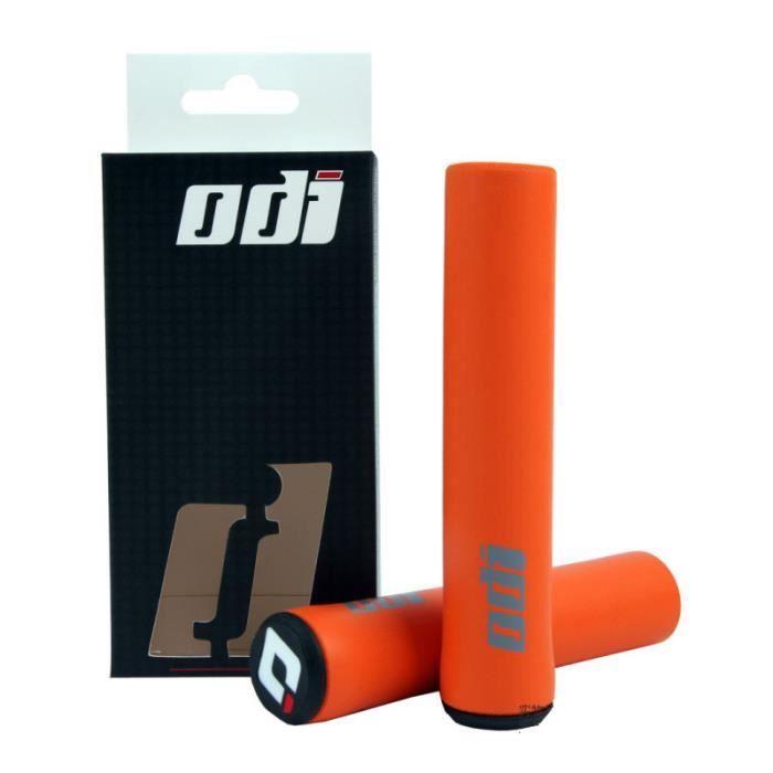 Poignées grip velo vtt SB3 orange - Équipements vélos