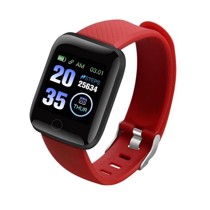 Montre connectée 116 Plus Bracelet connecté intelligent pour hommes femmesBluetooth pour Android IOS - vue 2
