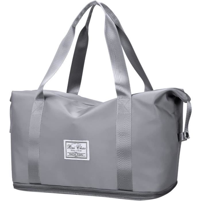 Sac de voyage 40 litres, sac de voyage pliable pour femme, grand sac à main  avec