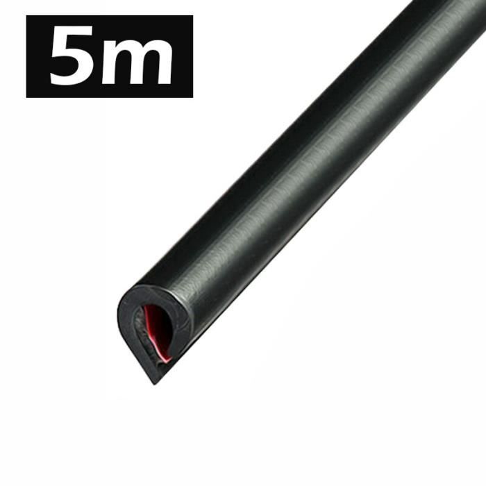 Noir 5m - Bandes de protection en caoutchouc pour portière de voiture pour citroën C4 CACTUS C5 C3 C4L Peuge