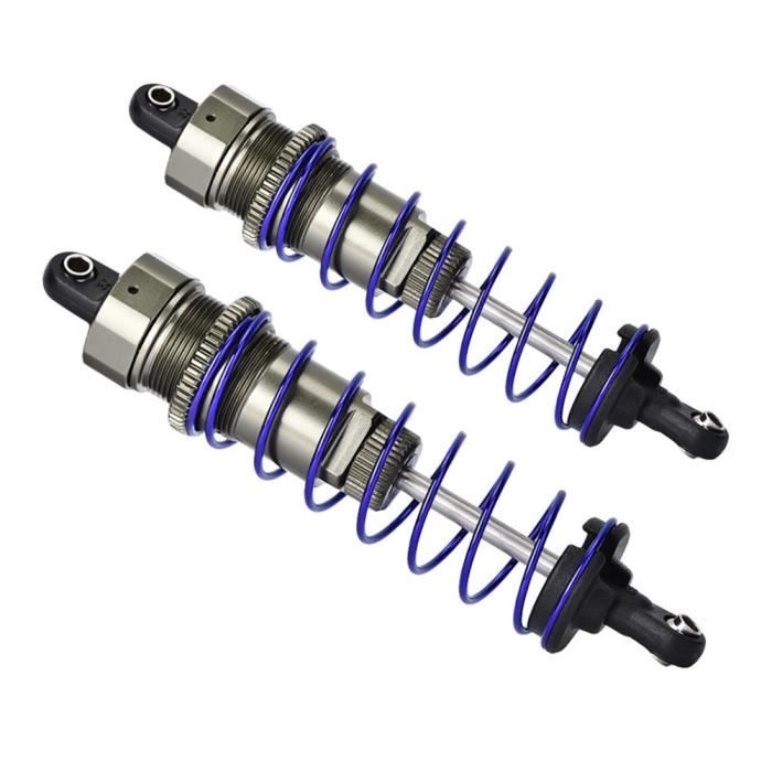 Drfeify Amortisseurs Métal Réglables RC 1/10 Pour SCX10 -4 D90 - 90mm