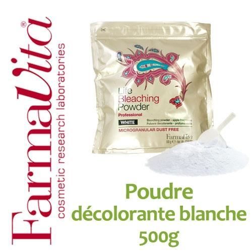Poudre décolorante blanche FarmaVita - 500gr - Cdiscount Au quotidien