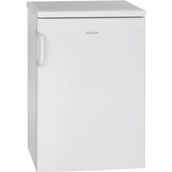 Réfrigérateur 120L Blanc Bomann KS2194-1-Blanc - Capacité 120L - Réfrigérateur 107L - Congélateur 13L