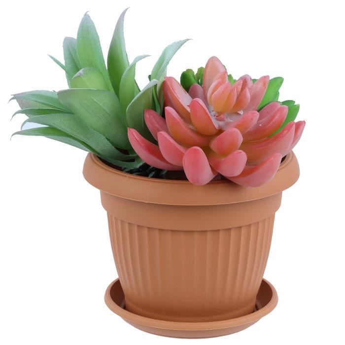 POT DE FLEUR En Fer Vase Pichet Succulent Pots Fleurs D'intérieur Métal