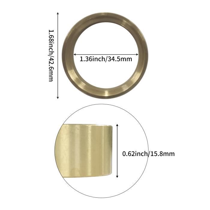 Contrepoids En Laiton Pour Roue De Voiture RC – Diamètre 45 Mm, épaisseur 13 Mm – Pour Absima Sherpa 1/10