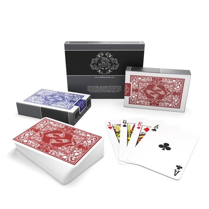 Bullets Playing Cards Copritavolo da Poker Professionale 180 x 90cm