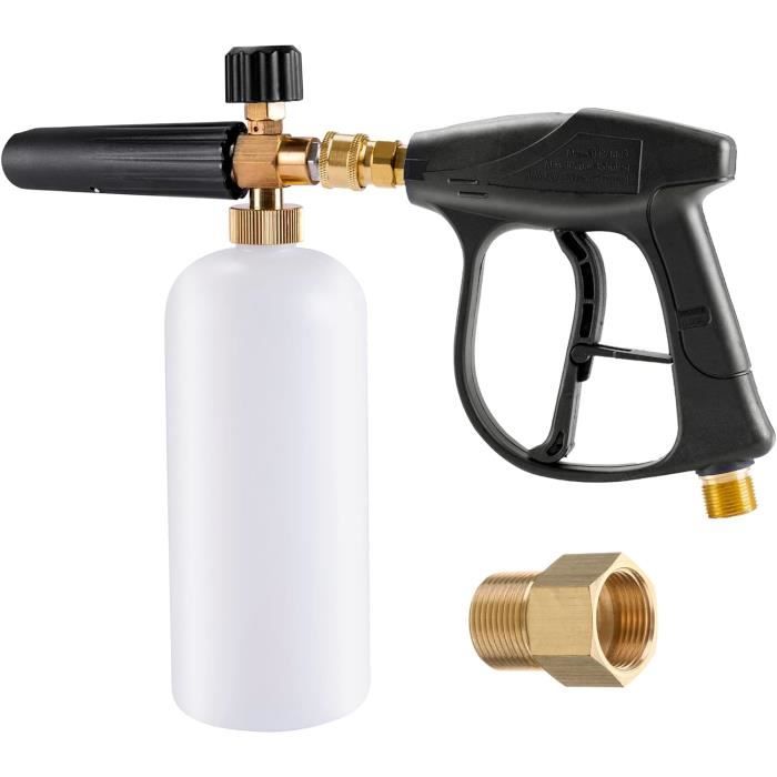 Lance à Mousse Haute Pression Rdutuok - Canon à Neige Amélioré Compatible Karcher K2 à K7 - 1L Pour Lavage Auto Pro