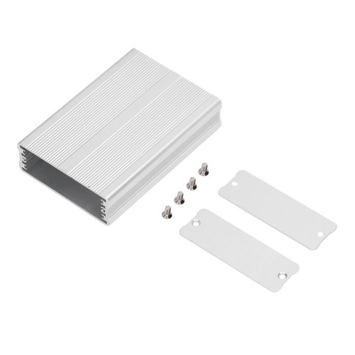Boîtier Projet Aluminium 40x100x110mm - Boîte électronique DIY - Dissipation Thermique