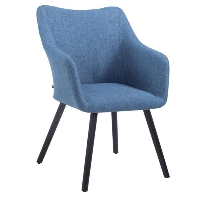 Chaise De Salle à Manger Zack V2 Tissu Blanc Gris | Leroy Merlin - 6