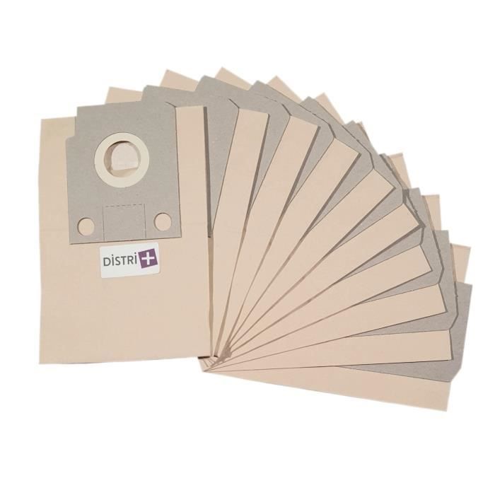 Sac aspirateur HOOVER Compatible 3005001600 AUDIO Pochette de 10 sacs papier Mixte Sac en papier