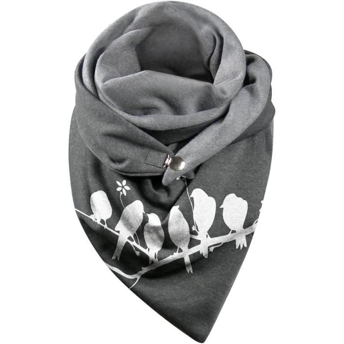 Écharpe Triangulaire En Similicuir Pour Femme - Hijab Coupe-vent D’hiver - Taille Environ 130x50 Cm - Accessoire Polyvalent élégant