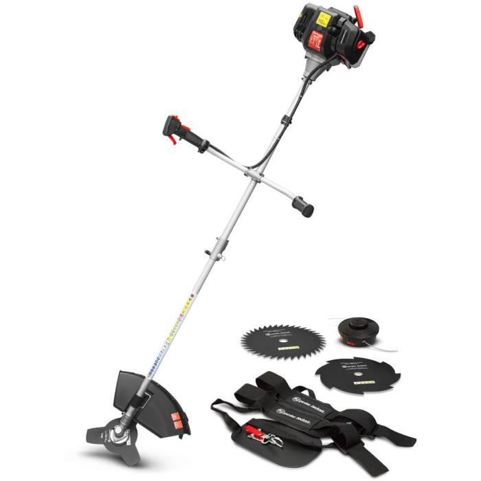 Débroussailleuse thermique - ELEM GARDEN - DCBT52D-2S22 - 52 CC - Bobine + 3 lames