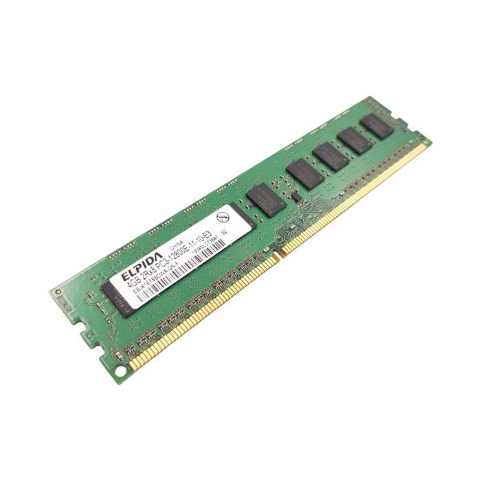 Barrette Mémoire 4Go RAM DDR3 Elpida EBJ41EF8BDWA GN F DIMM PC3-12800U - Elpida
