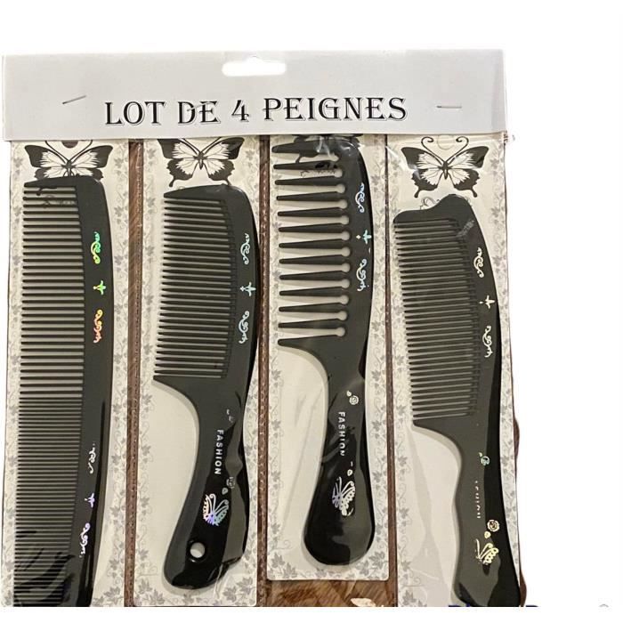 Kit de mini peignes cheveux pour teinture temporaire (lot de 6