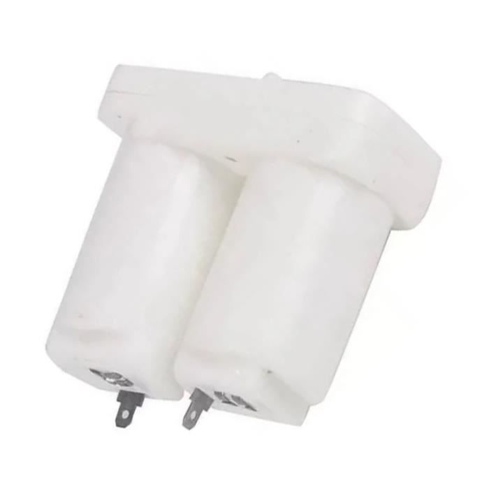 Support Pile 9V Noir Pour Guitare/basse - Montage Plat - ABS - Sans Vis Ni Clip