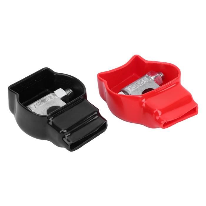 Paire De Bornes De Batterie ILL Customz - 6 Points, Plat, SAE, Pour Bornes Supérieures