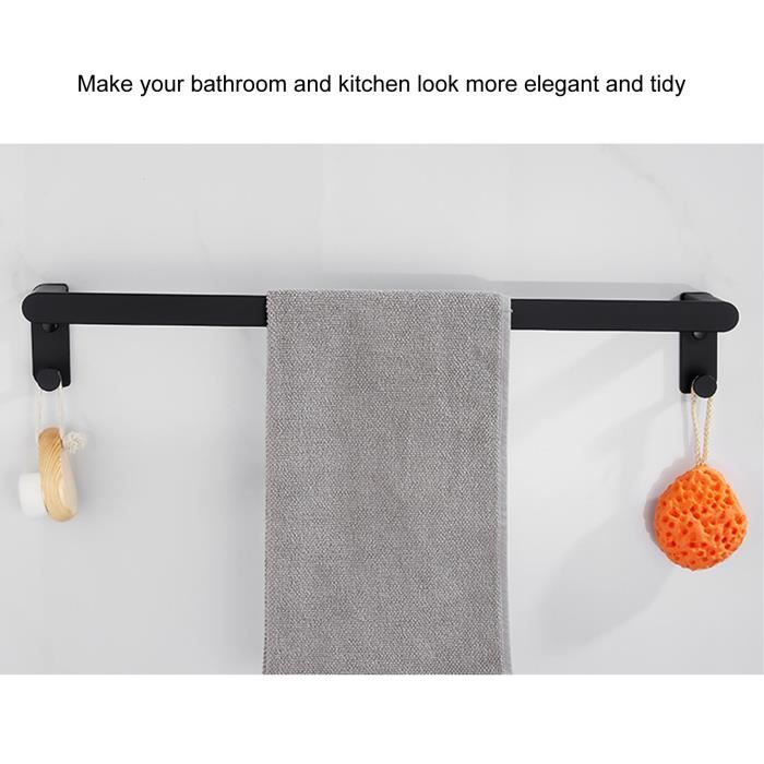 BAGNOLUX Porte-serviettes De Bain épais De 60 Cm Pour Salle