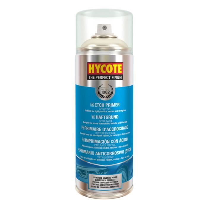 Hycote - Bombe de peinture Apprêt Hycote - Acrylique - Gris Verni - Auto/Moto/Scooter - 400ml