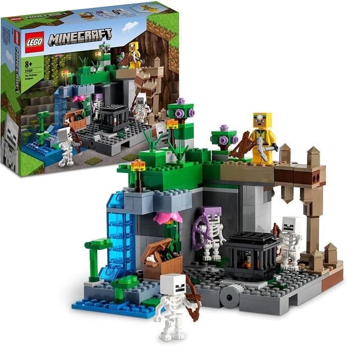 Lego 21189 Minecraft Le Donjon du Squelette, Jouet Construction