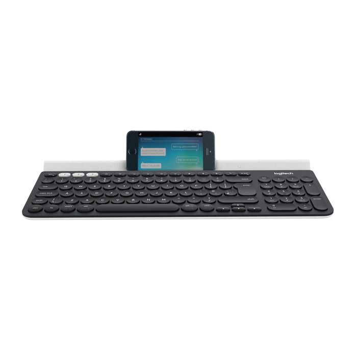 LOGITECH Clavier K780 - Sans fil Connectivité - USB 2.0 Interface - Néerlandais - Blanc - Bluetooth - Mac, Android, iOS, Windows