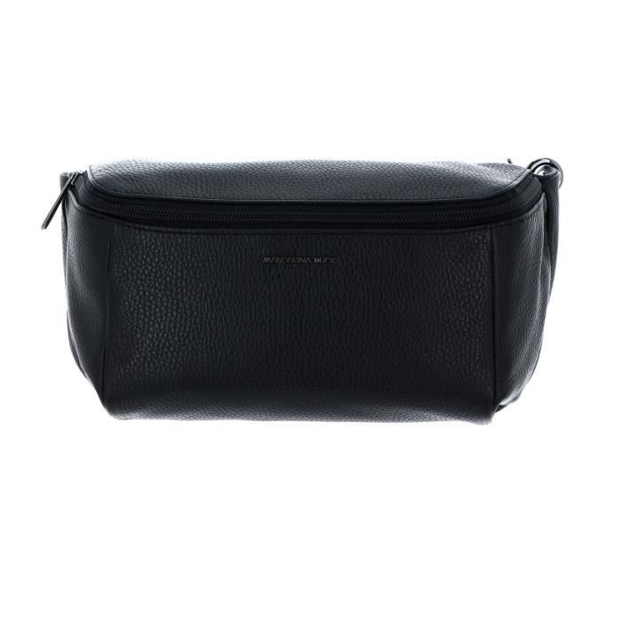 Sac Banane Mandarina Duck Mellow Leather En Cuir Violet Rouge - Neuf Avec étiquettes