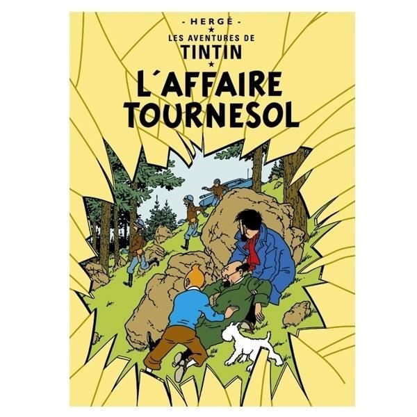 Carte Postale Album De Tintin L Affaire Tournesol 15x10cm Cdiscount Beaux Arts Et Loisirs Creatifs