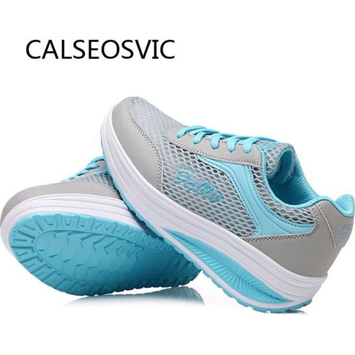 basket bleu electrique femme