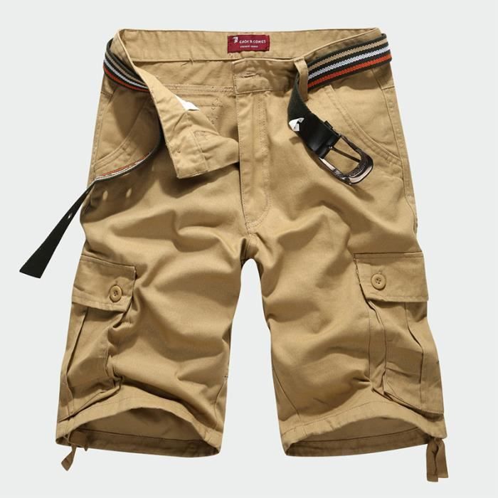 Bermudas Homme Short Court Homme Avec Poches Bermudas Homme - Main Image