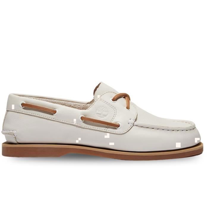 Timberland Timberland Classic Boat 2 Eye Chaussures Bateau pour Femme Blanc TB0A2Q9XETD