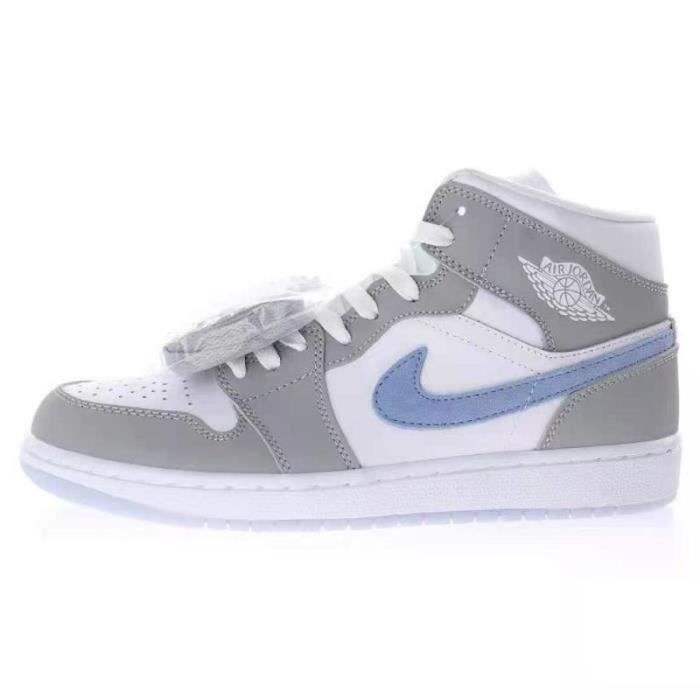 jordan 1 mid white wolf grey