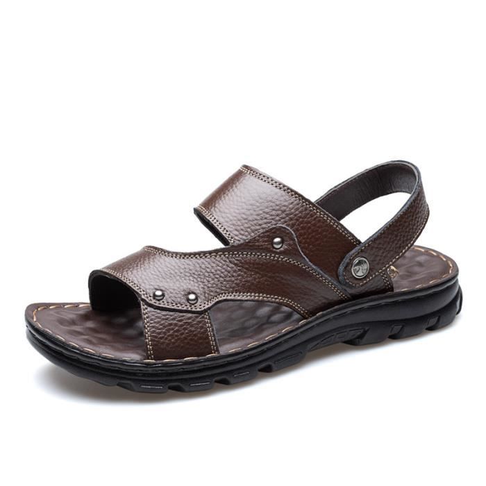 Sandales Plates Et Décontractées Pour Femmes Chaussures À Enfiler Avec