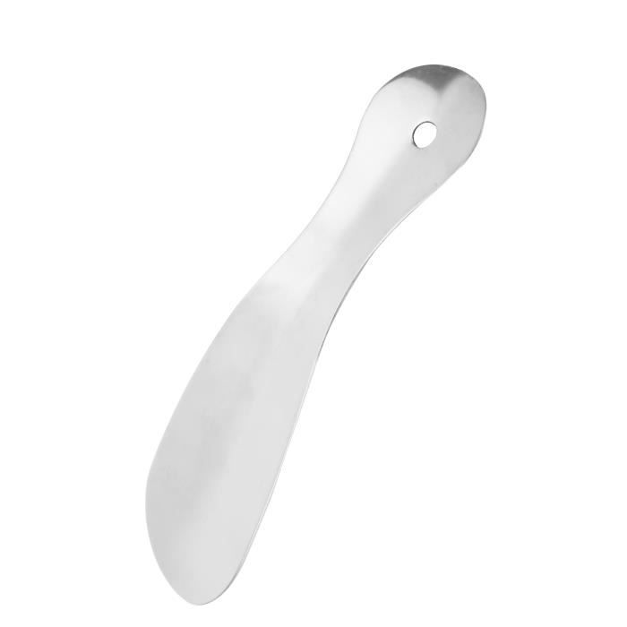 Chausse-Pied En Métal Acier - Longueur 16 Cm - Avec Crochet - Pour Voyage Et Quotidien