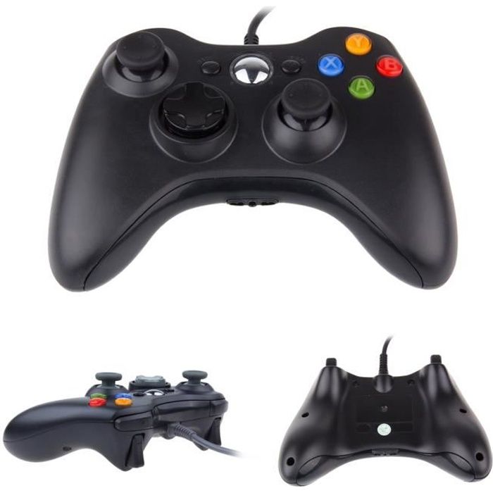 USB filaire contrôleur manette de jeu pour Xbox 360,manette filaire xbox 360 usb