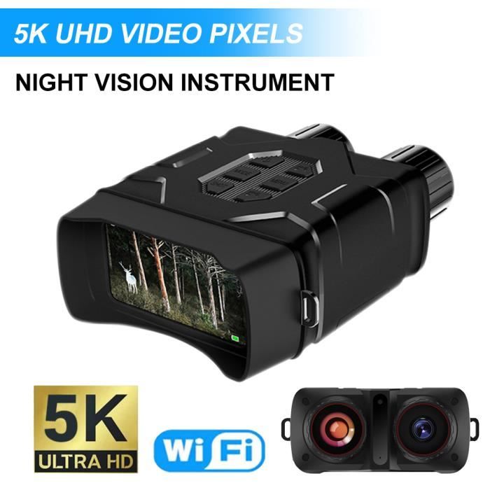 Jumelle Vision Nocturne Infrarouge-5K Lunette Vision Nocturne avec Zoom  Numérique 10X Batterie 3800mAh TFT écran 4 pour la Chasse - Cdiscount  Appareil Photo