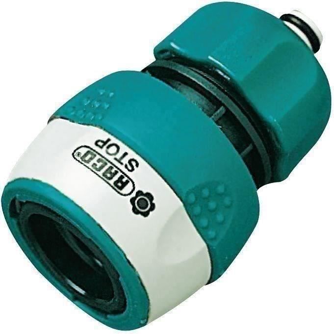 Raccord stop rapide bi-matières - RACO EXPERT - 15 mm - ABS - Blanc, vert et jaune