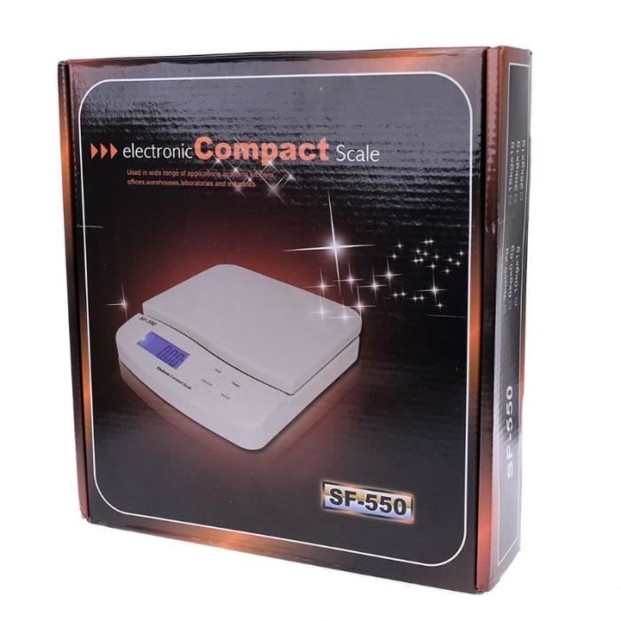 Balance Numérique GRAM PRES 39kg - Précision 5g - Écran LCD Détachable - Pour Colis, Poste, Petit Commerce