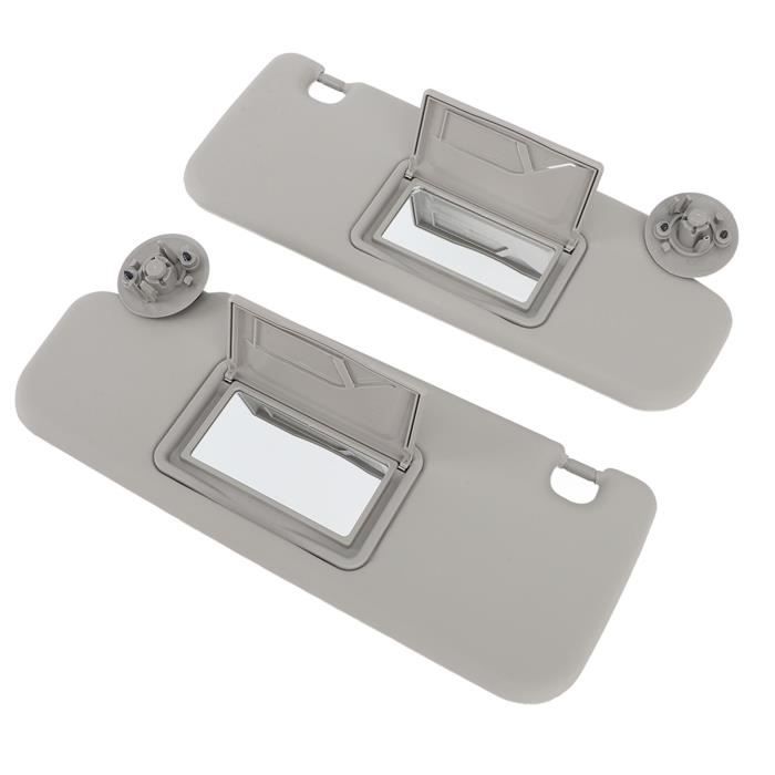 Pare-soleil - SALUTUYA - Aveo 2012-2016 - Miroir cosmétique - Protection UV - Gris