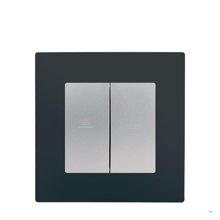 Interrupteur Volet Roulant Delta Viva + Plaque - vue 2