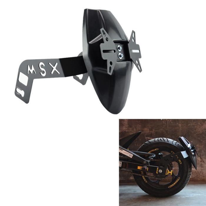 Garde-Boue Arrière Moto Universel ABS - Protection Eau Boue Pour Yamaha Kawasaki 12-18 Pouces