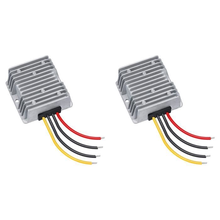 Convertisseur DC-DC 36V/48V Vers 12V - 10A 120W - Efficacité 96% - Étanche IP67 - Pour Alimentations électroniques - 7