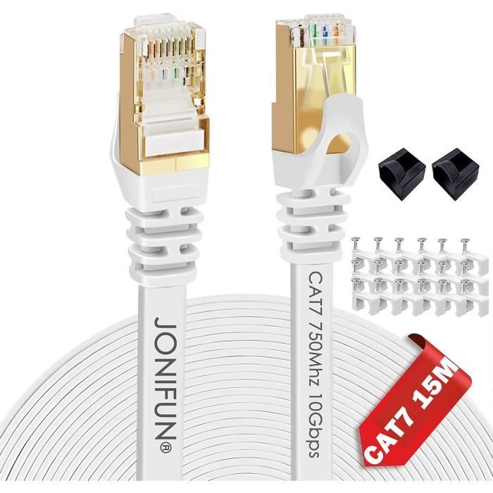 Cable Reseau Cat5e Uutp Rj45 Male Rj45 Male 500 M Rond Pvc Gris Enveloppe