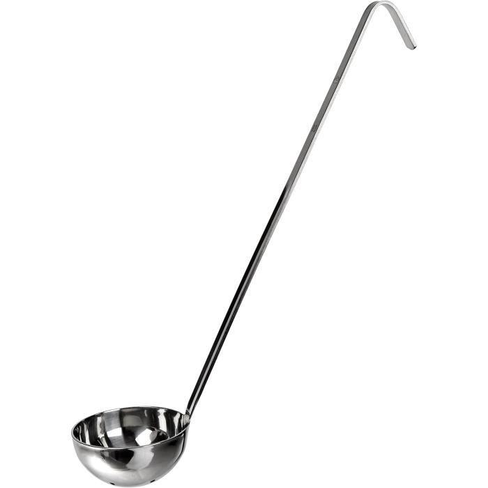 Louche Passoire Acier Inoxydable 304 - Cuillère Égouttoir Épaisse, 28,6 Cm, Pour Cuisine Professionnelle - 8