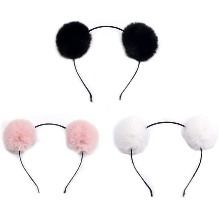 Bandeaux Oreilles De Chat Pailletés - Lot De 12 - Accessoire Cosplay Et Fête Pour Enfants Et Adultes - 9