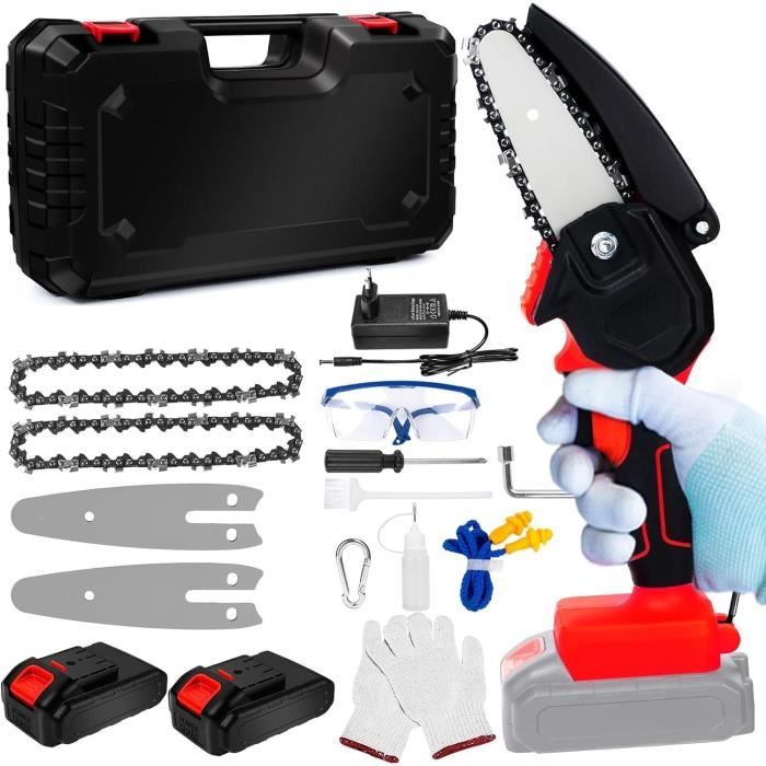 Tronçonneuse Électrique Sans Fil Brushless 21V AX Ini Tronçonneuses à