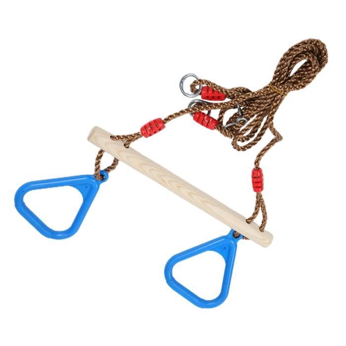 Dolibest Lot De 4 Anneaux De Gymnastique Pour Enfants Et Adultes - Trapèze Intérieur Extérieur