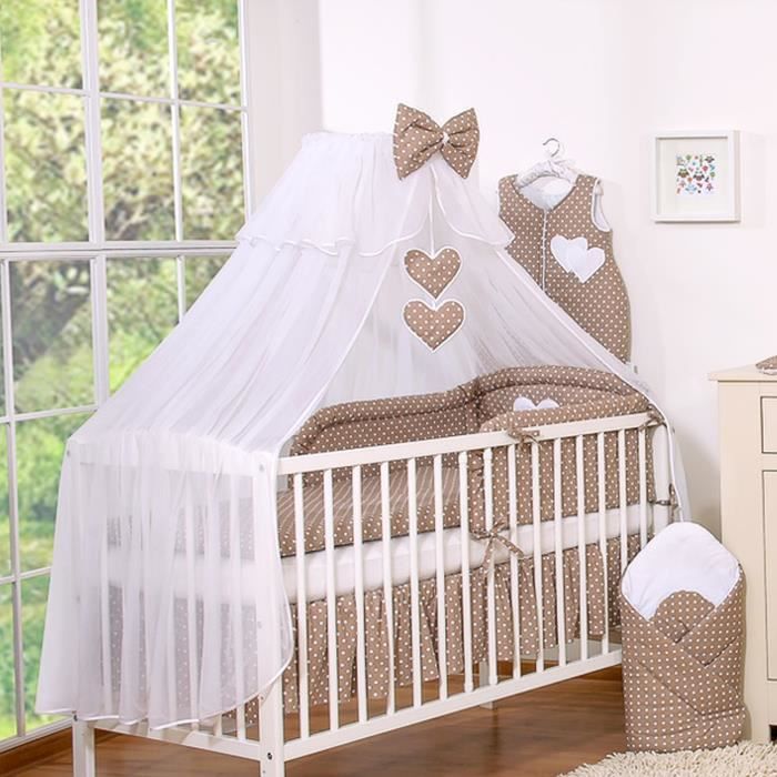 Ciel de lit bébé en moustiquaire - grand format 